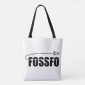 FOSSFO Schouder Canvas tas (Achterkant)