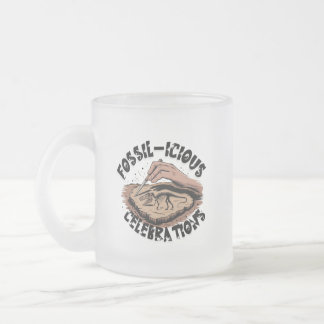 Fossiel-achtige feesten matglas koffiemok