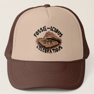 Fossiel-achtige feesten trucker pet