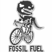 Fossiele brandstof sticker (Voorkant)