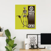 Fossiele brandstoffen poster (Thuiskantoor)