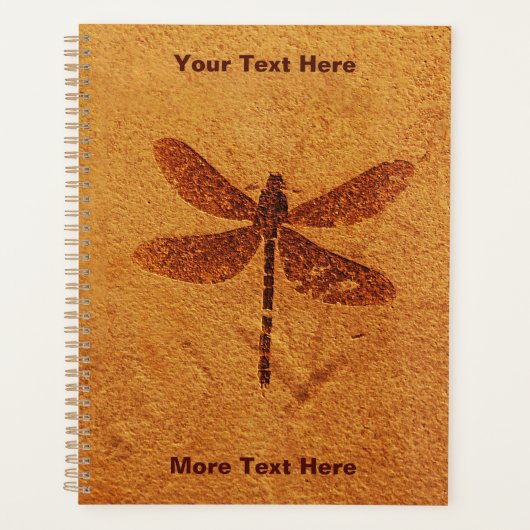 fossiele libel planner (Voorkant)