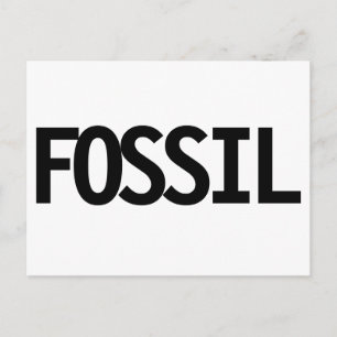 Fossiele verjaardagskaart briefkaart