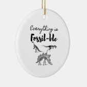 Fossielen Keramisch Ornament (Rechts)