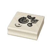 fossielen 	rubberstempel (Stempel)