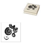 fossielen 	rubberstempel (Gestempeld)