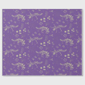 Fossil Digging Dinosaur Brown and beige Cadeaupapier (Vlak)