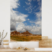 Fossil Exhibit Area, Badlands National Park, SD Poster (Keuken)