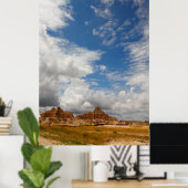 Fossil Exhibit Area, Badlands National Park, SD Poster (Thuiskantoor)