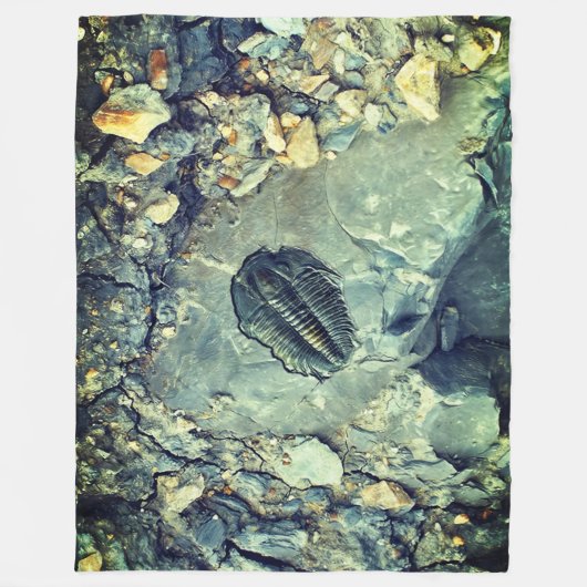 Fossil Fleece Deken (Voorkant)