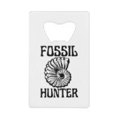 Fossil Hunter Kredietkaart Flessenopener (Voorkant)