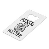 Fossil Hunter Kredietkaart Flessenopener (Achterkant Gekanteld)