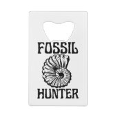 Fossil Hunter Kredietkaart Flessenopener (Achterkant)