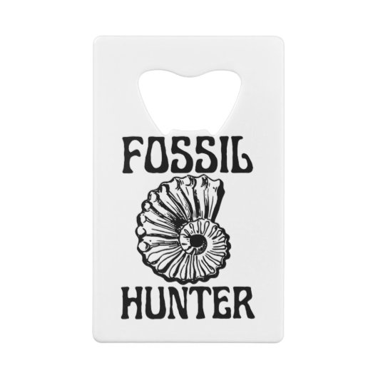 Fossil Hunter Kredietkaart Flessenopener (Achterkant)