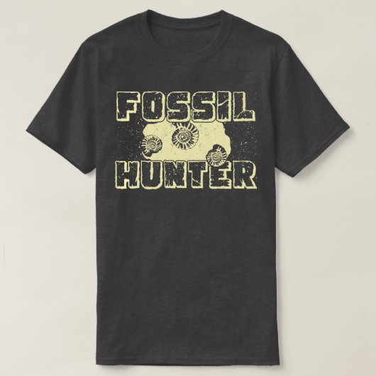 Fossil Hunter Paleontology Paleontoloog Gift T-shirt (Design voorkant)