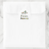 Fossil Hunter Ronde Sticker (Tas)