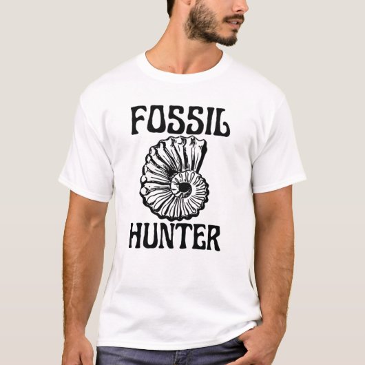 Fossil Hunter T-shirt (Voorkant)