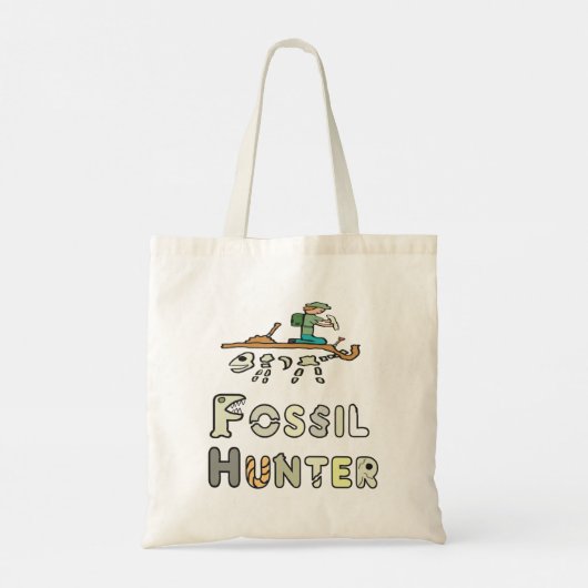 Fossil Hunter Tote Bag (Achterkant)
