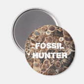 Fossil Hunter Turritella Agate Afbeelding Magneet (Voorkant / Achterkant)