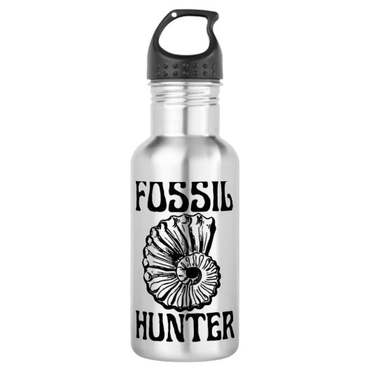 Fossil Hunter Waterfles (Voorkant)