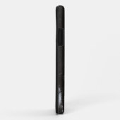 Fossil White Fish op zwarte achtergrond Case-Mate iPhone Case (Achterkant/rechts)