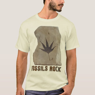 Fossils Rock voor Paleontologen en Geologen T-shirt