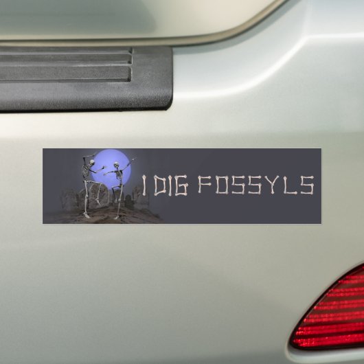 Fossyls Bumpersticker (Op auto)