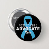 Foster Care Advocate Lint Zwart Button (Voorkant /achterkant)