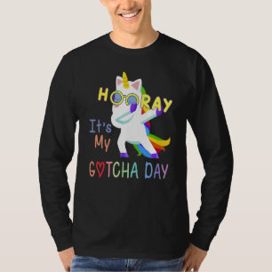 Foster Child Adoption Hooray Het is mijn Gotcha Da T-shirt