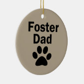 Foster Dad Keramisch Ornament (Rechts)