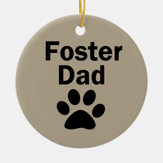 Foster Dad Keramisch Ornament (Voorkant)