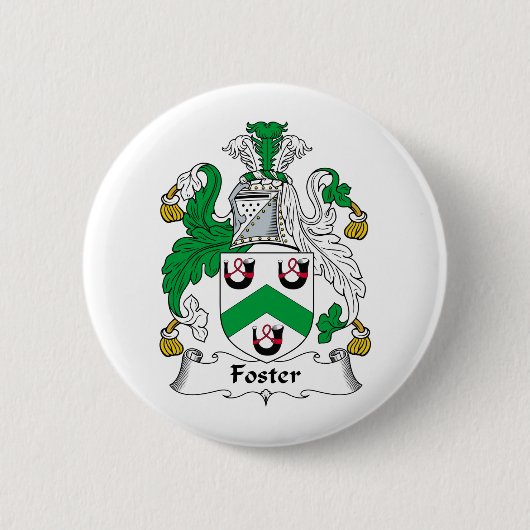 Foster Family Crest Ronde Button 5,7 Cm (Voorkant)