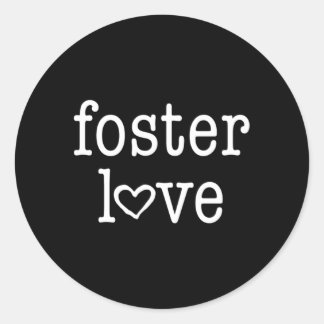 Foster Liefde Pleegzorg Foster Kind Ouder Ronde Sticker