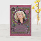 Foster Mum, une carte photo de la fête des mères (Fleur jaune)