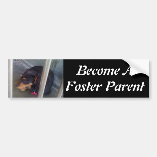 Foster Parent Bumpersticker (Voorkant)