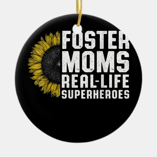 Foster Parent Ma Pap Foster Care Keramisch Ornament (Voorkant)