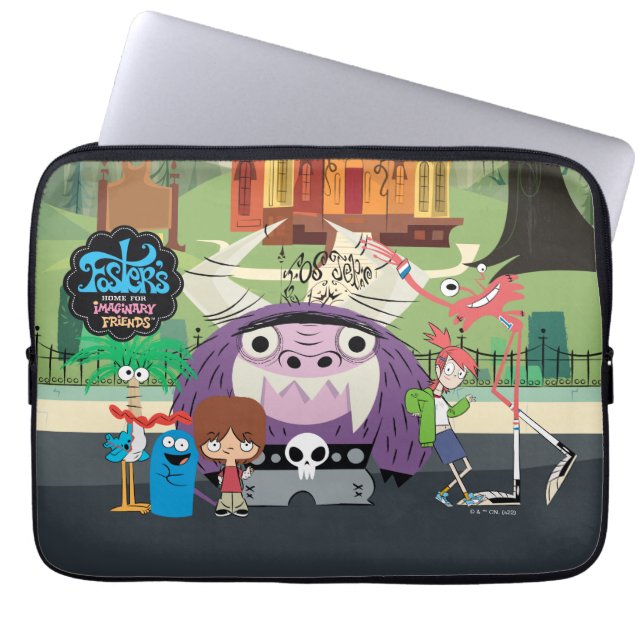 Foster's Home for Imaginary Friends | Hanging Out Laptop Sleeve (Voorkant)