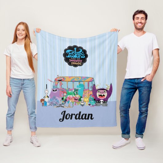 Foster's Home for Imaginary Friends School Bus Fleece Deken (In situ)