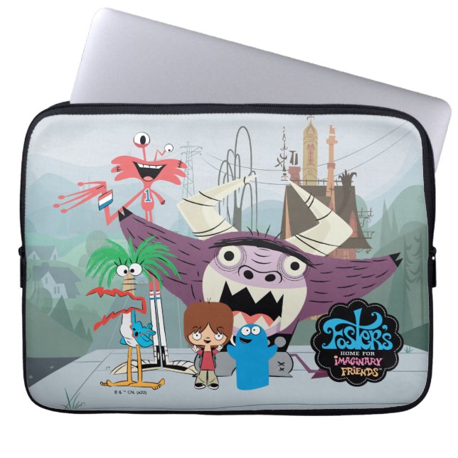 Foster's Home for Imaginary Friends Welcome Laptop Sleeve (Voorkant)