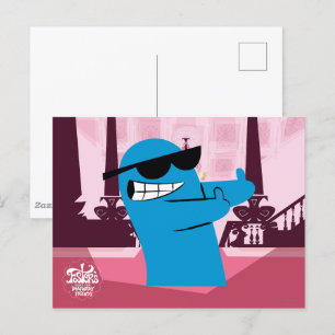 Foster's Home voor Imaginaire vrienden   Cool Bloo Briefkaart
