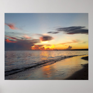 foto 109 Beach sunset Poster