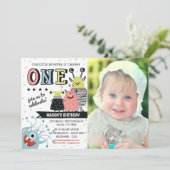 Foto: 1 jaar Uitnodiging tot geboorte monster (Staand voorkant)