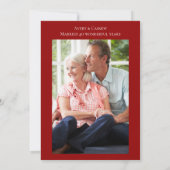 Foto 40ste huwelijksverjaardag kaart (Achterkant)