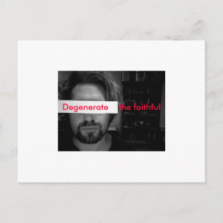 Foto 44, degenereert gelovig briefkaart