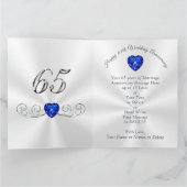 Foto, 65e Bruiloft Jubileum Kaarten voor Ouders (Binnen)