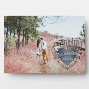 Foto 6th Wedding Jubileum Iron Heart Emblem Fotoplaat