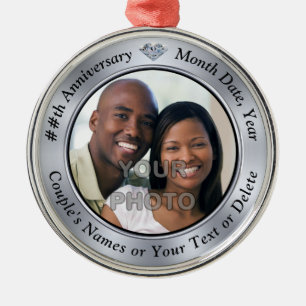 Foto 75th, 60th or 10 Year Jubileum Ornament