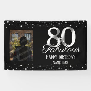 Foto 80 en Fabulous Birthday Confetti Spandoek