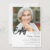 Foto 80e verjaardag kaart (Voorkant)