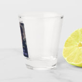 Foto 80e verjaardag naam toevoegen datum modern pa shot glas (Rechts)